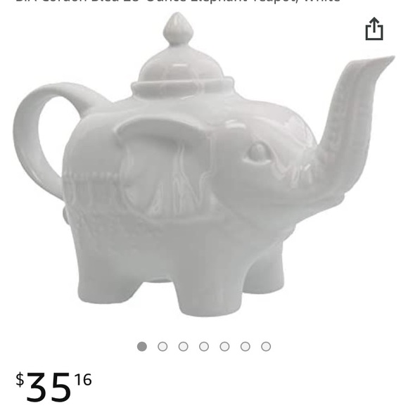 White elephant tea pot - Picture 2 of 4